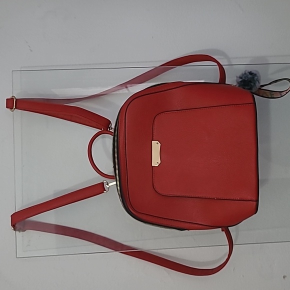 Bags Euc Red Backpack Purse Poshmark